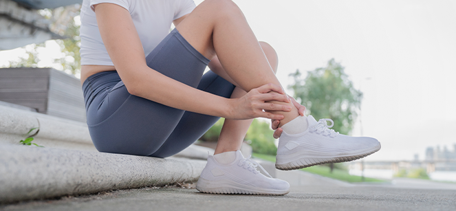 발목의 비틀림이나 외부 충격