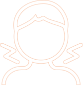 근육이 뭉치고 불편함이 지속됨