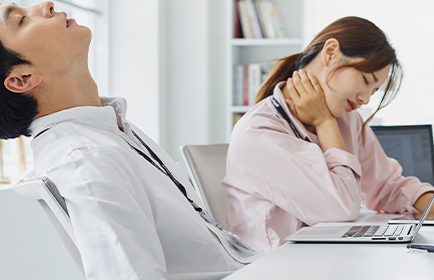 자세 불균형, 오래 앉는 습관