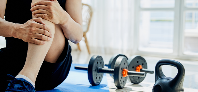 슬개건에 과도한 부담