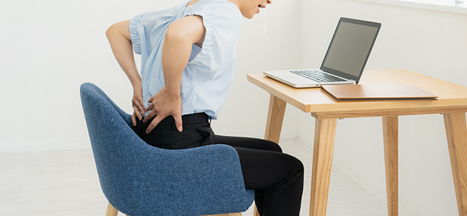 장시간 앉은 자세, 외상